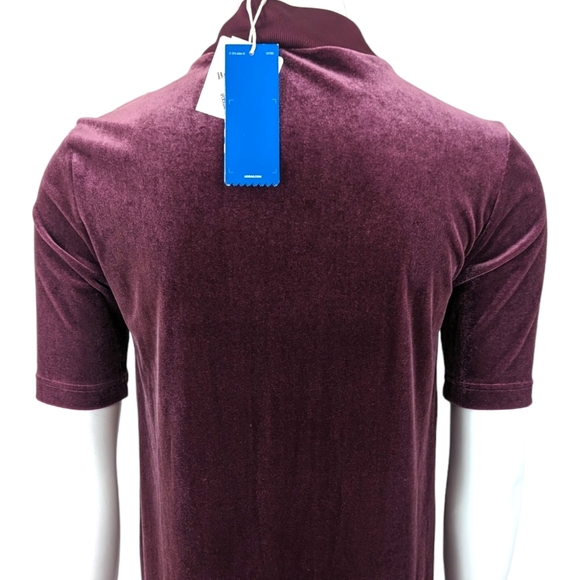 Adidas Originals Velvet Vibes Short Dress NEW Womens XS Purple Active Stretch - Picture 6 of 12